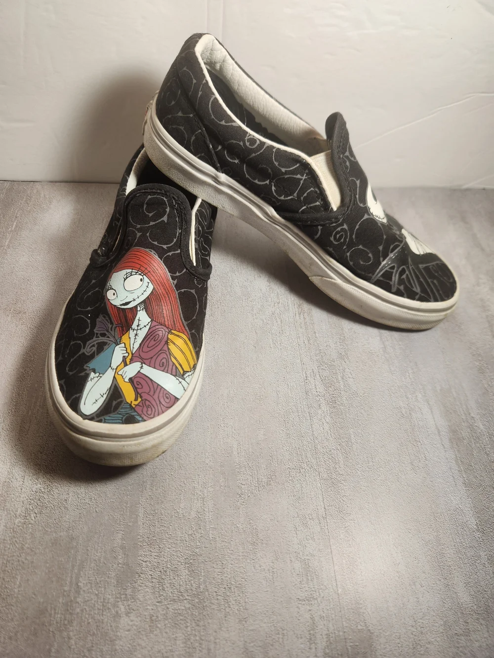 Kids Vans Slip-On Jack and Sally Shoes/Sneakers